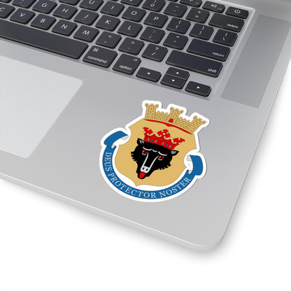 Porin vaakuna (Finland) (Coat of Arms) STICKER Vinyl Kiss-Cut Decal