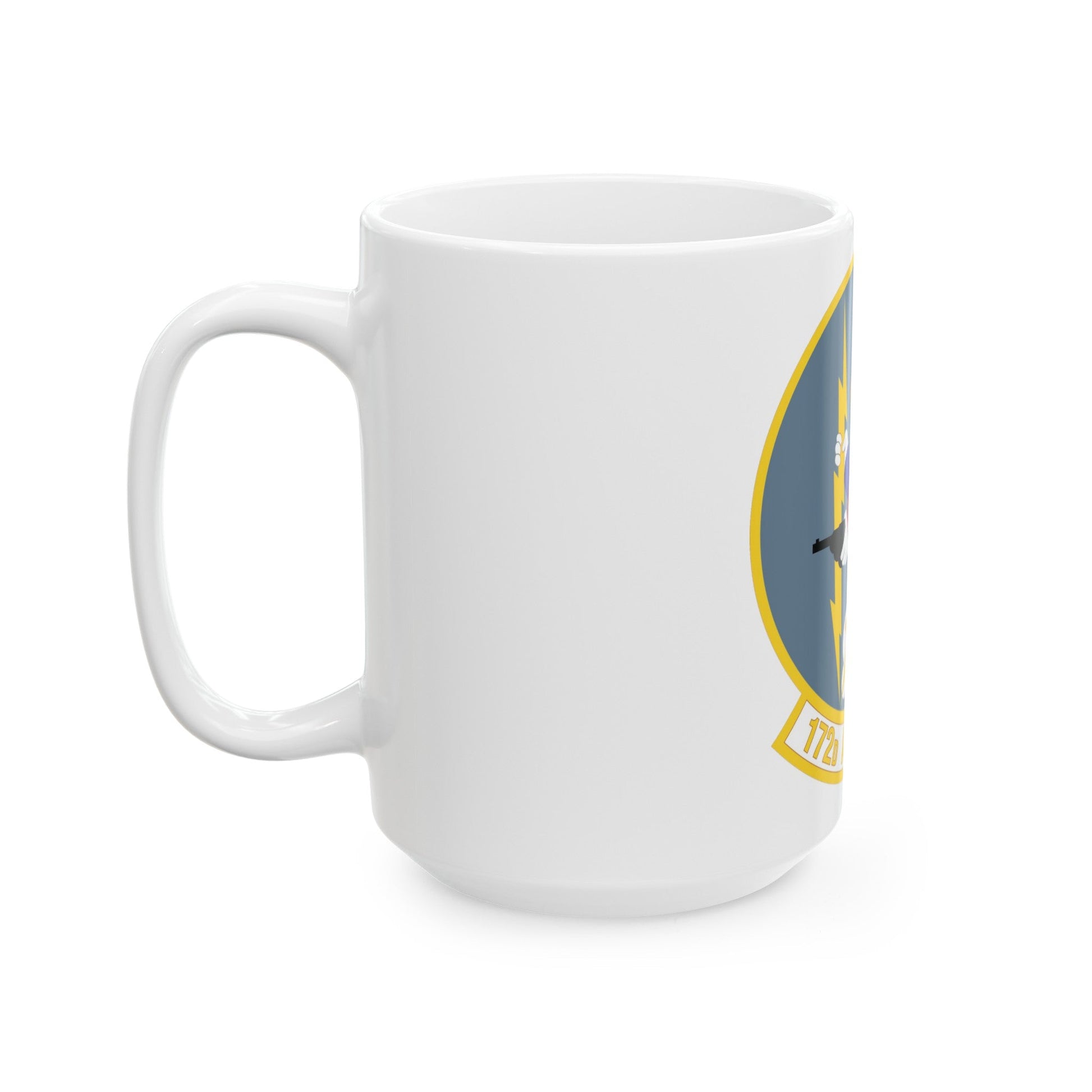 172d Airlift Squadron (U.S. Air Force) White Coffee Mug-The Sticker Space