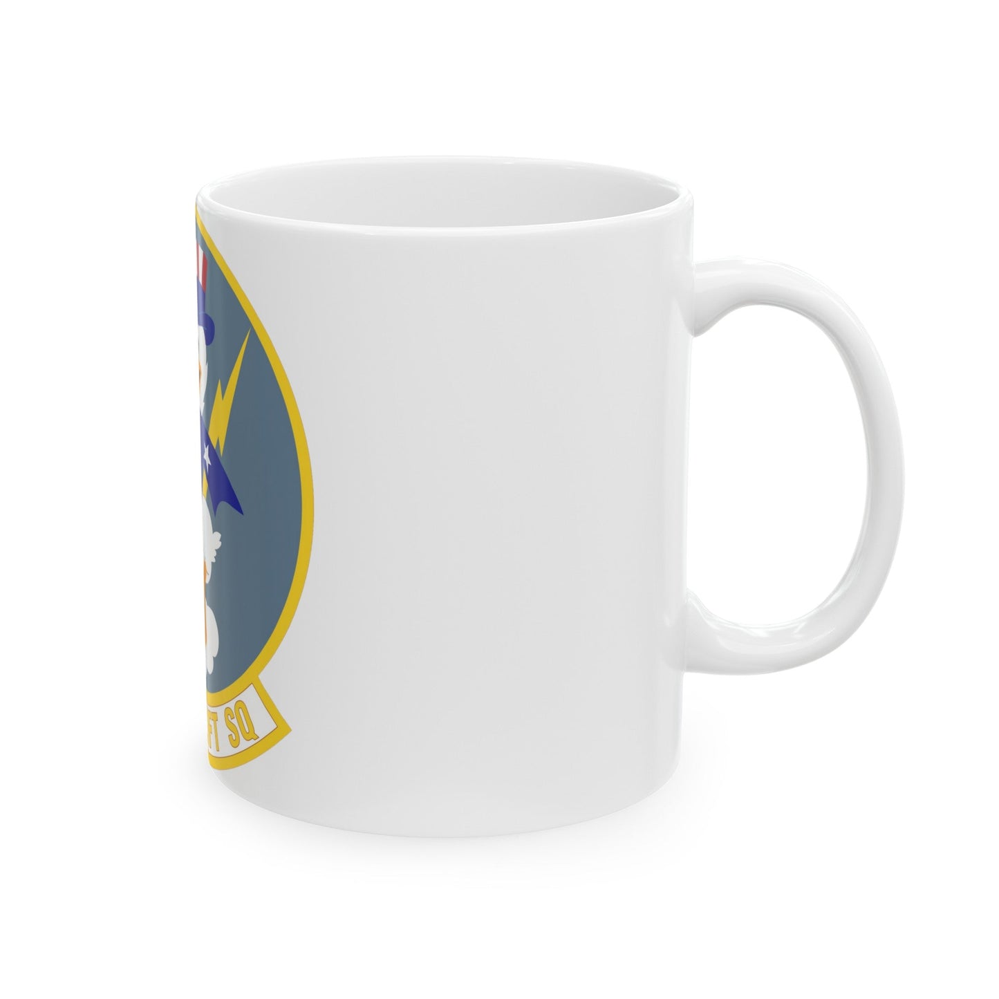 172d Airlift Squadron (U.S. Air Force) White Coffee Mug-The Sticker Space