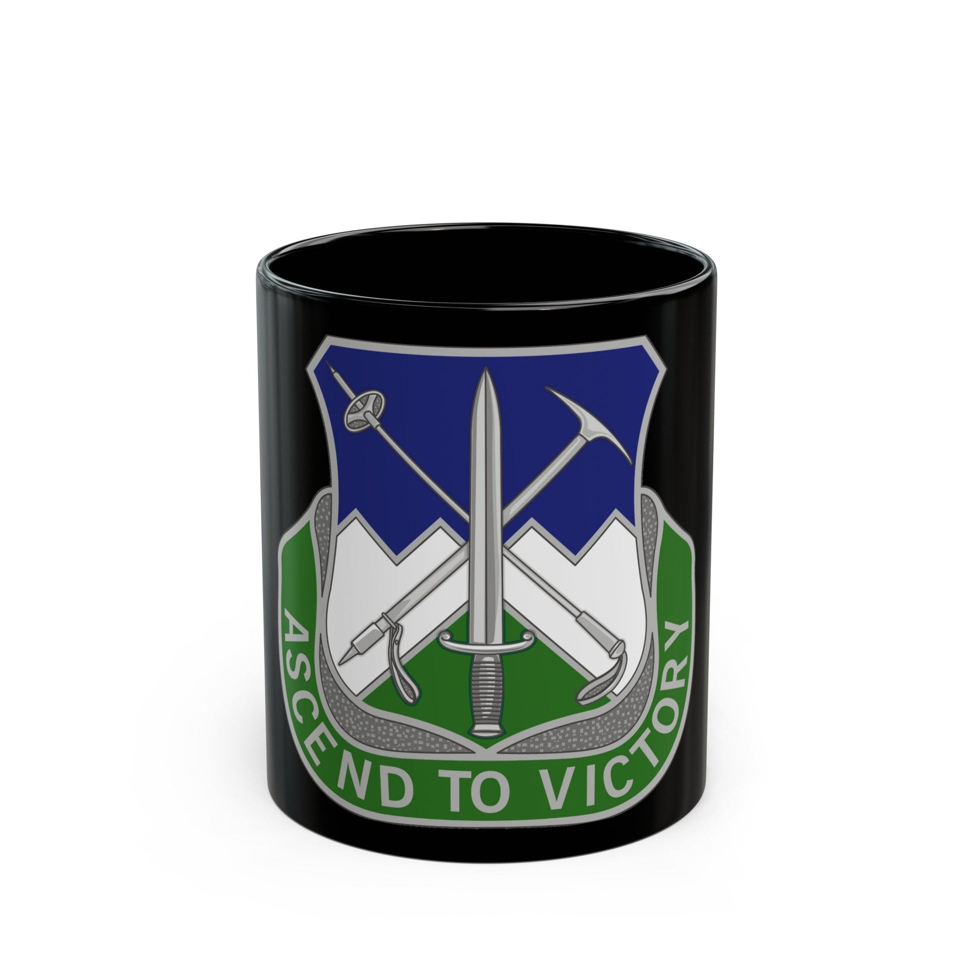 172nd Infantry Regiment (U.S. Army) Black Coffee Mug-11oz-The Sticker Space