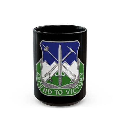 172nd Infantry Regiment (U.S. Army) Black Coffee Mug-15oz-The Sticker Space