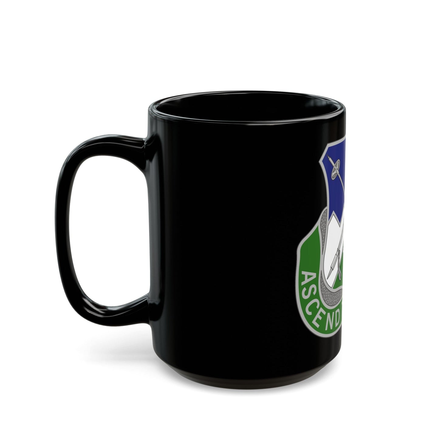 172nd Infantry Regiment (U.S. Army) Black Coffee Mug-The Sticker Space