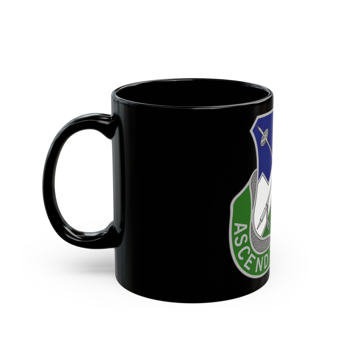 172nd Infantry Regiment (U.S. Army) Black Coffee Mug-The Sticker Space