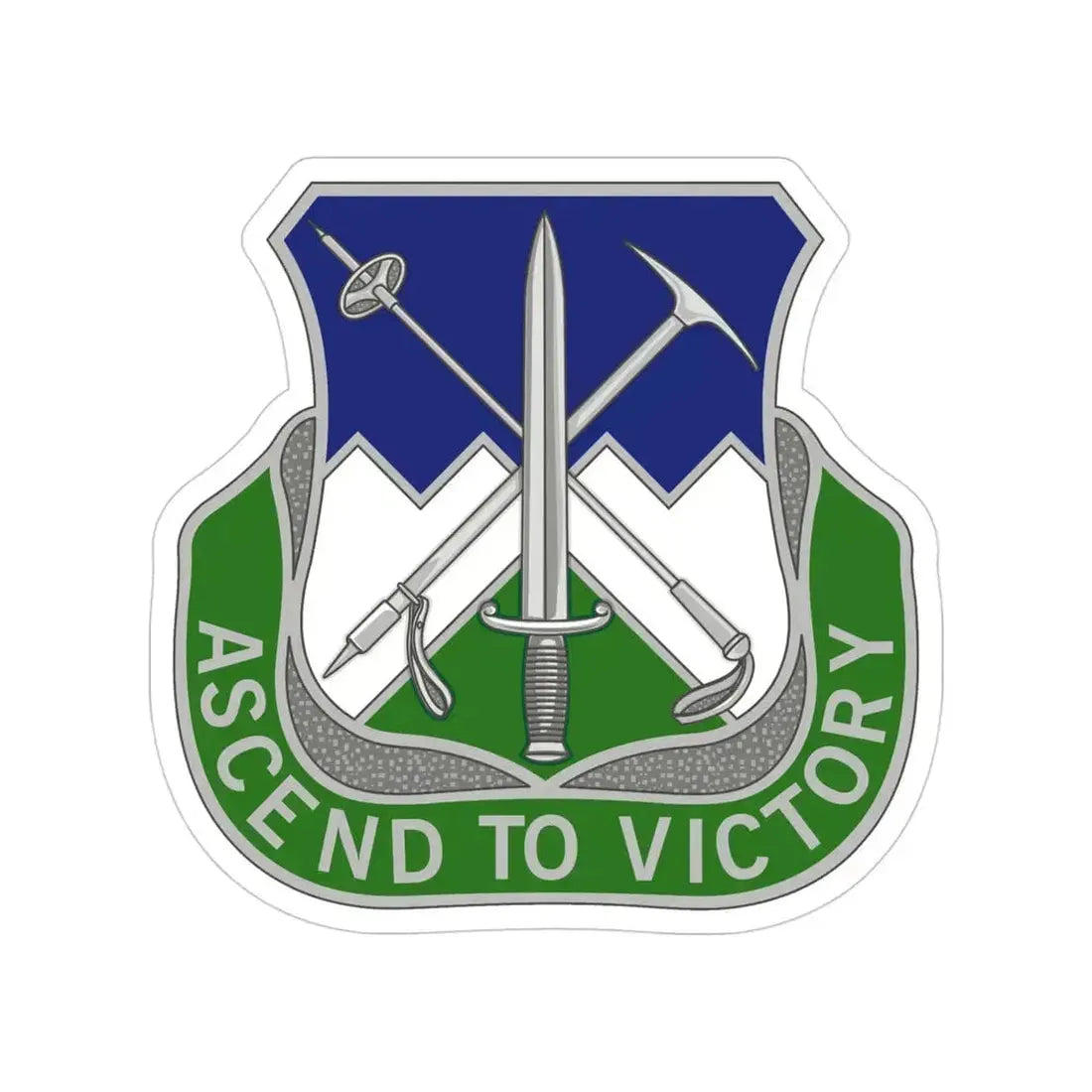 172nd Infantry Regiment (U.S. Army) Transparent STICKER Die-Cut Vinyl Decal 4 Inch - The Sticker Space