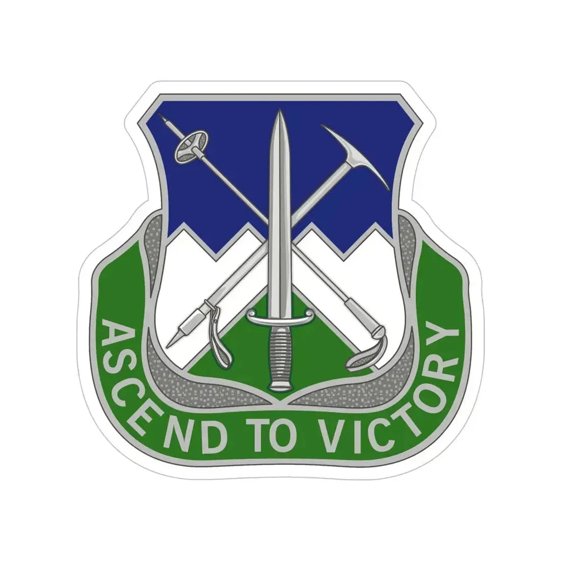 172nd Infantry Regiment (U.S. Army) Transparent STICKER Die-Cut Vinyl Decal 6 Inch - The Sticker Space