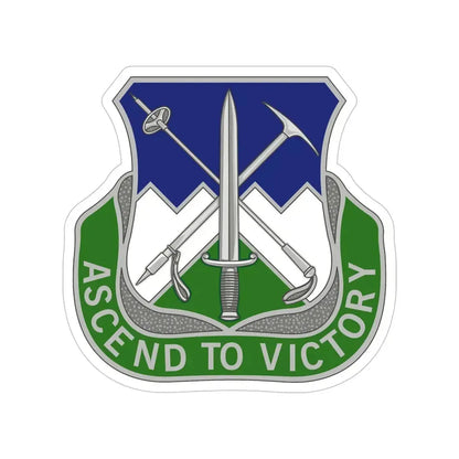 172nd Infantry Regiment (U.S. Army) Transparent STICKER Die-Cut Vinyl Decal - The Sticker Space