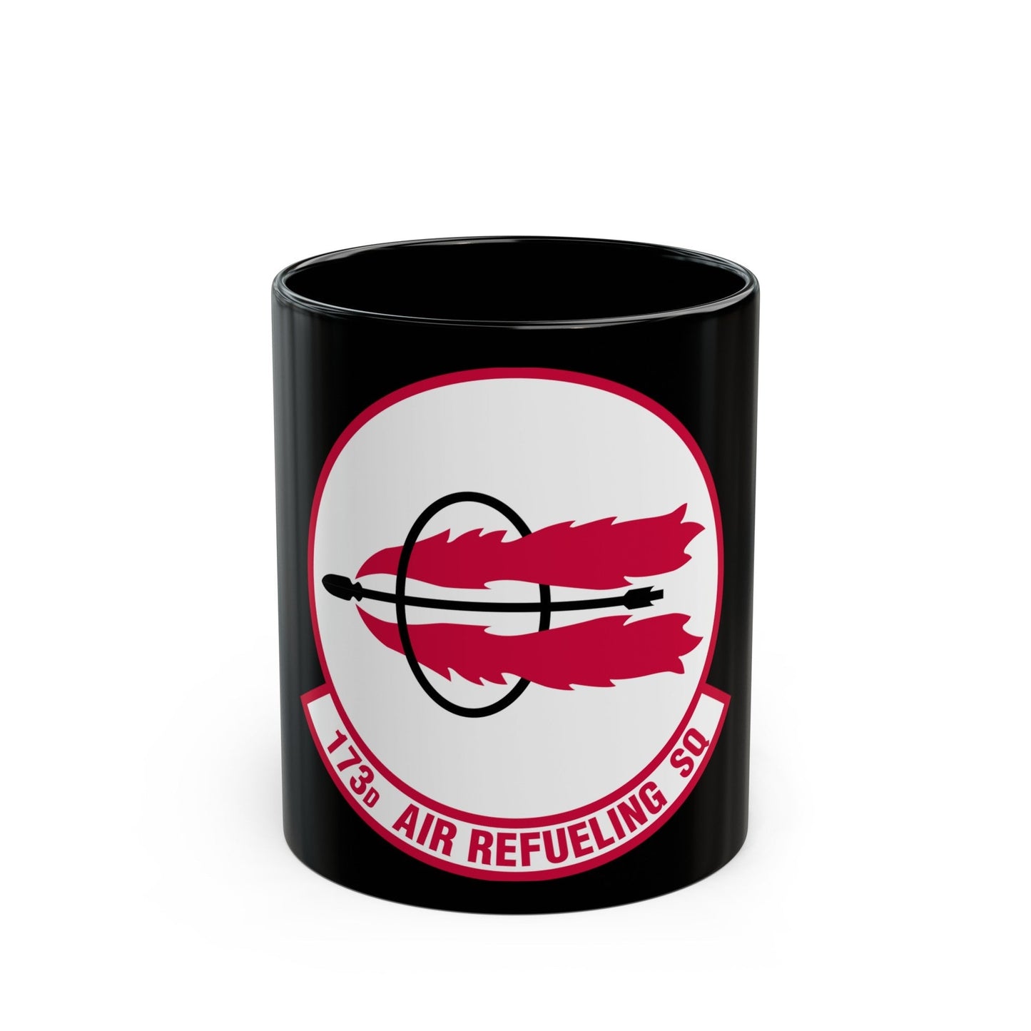 173 Air Refueling Squadron (U.S. Air Force) Black Coffee Mug-11oz-The Sticker Space