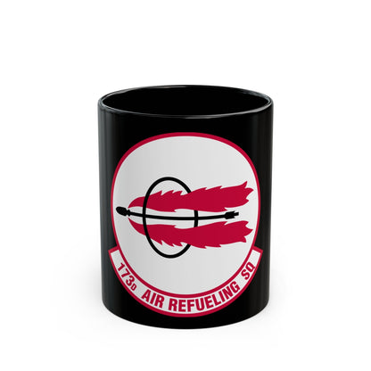 173 Air Refueling Squadron (U.S. Air Force) Black Coffee Mug-11oz-The Sticker Space