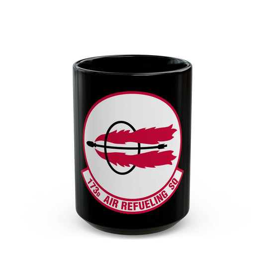 173 Air Refueling Squadron (U.S. Air Force) Black Coffee Mug-15oz-The Sticker Space