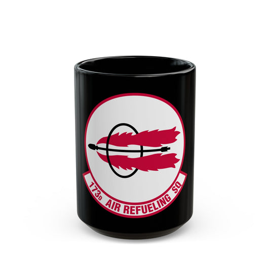 173 Air Refueling Squadron (U.S. Air Force) Black Coffee Mug-15oz-The Sticker Space
