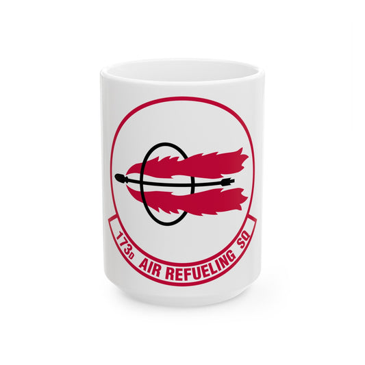 173 Air Refueling Squadron (U.S. Air Force) White Coffee Mug-15oz-The Sticker Space