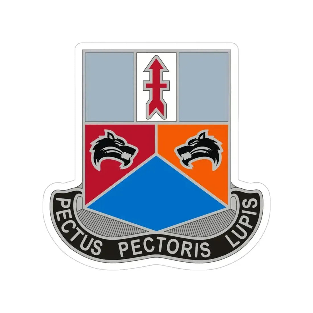 173 Engineer Battalion 2 (U.S. Army) Transparent STICKER Die-Cut Vinyl Decal 4 Inch - The Sticker Space