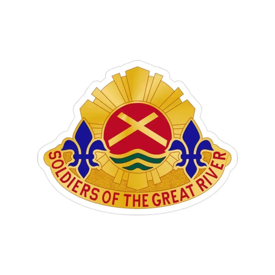 173 Engineer Battalion (U.S. Army) Transparent STICKER Die-Cut Vinyl Decal 2 Inch - The Sticker Space