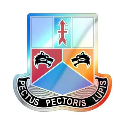 173 Engineer Battalion v2 (U.S. Army) Holographic STICKER Die-Cut Vinyl Decal 2 Inch Holographic - The Sticker Space