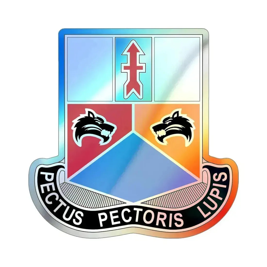173 Engineer Battalion v2 (U.S. Army) Holographic STICKER Die-Cut Vinyl Decal 5 Inch Holographic - The Sticker Space