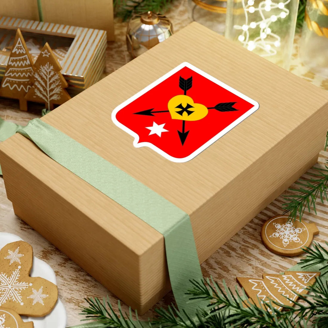 Герб Ічні 1730 (Ukraine) (Coat of Arms) STICKER Vinyl Kiss-Cut Decal - The Sticker Space