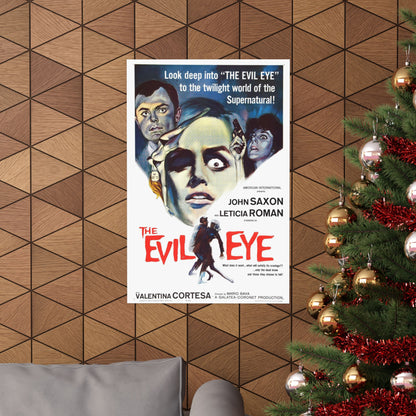 THE EVIL EYE (THE GIRL WHO KNEW TOO MUCH) 1963 - Paper Movie Poster