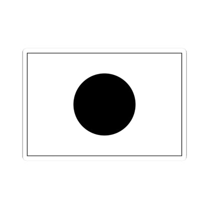 Flag of Japan monocrome (Japan) STICKER Vinyl Kiss-Cut Decal