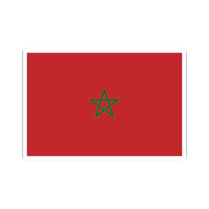 Flag of Morocco parametric version (Morocco) STICKER Vinyl Kiss-Cut Decal