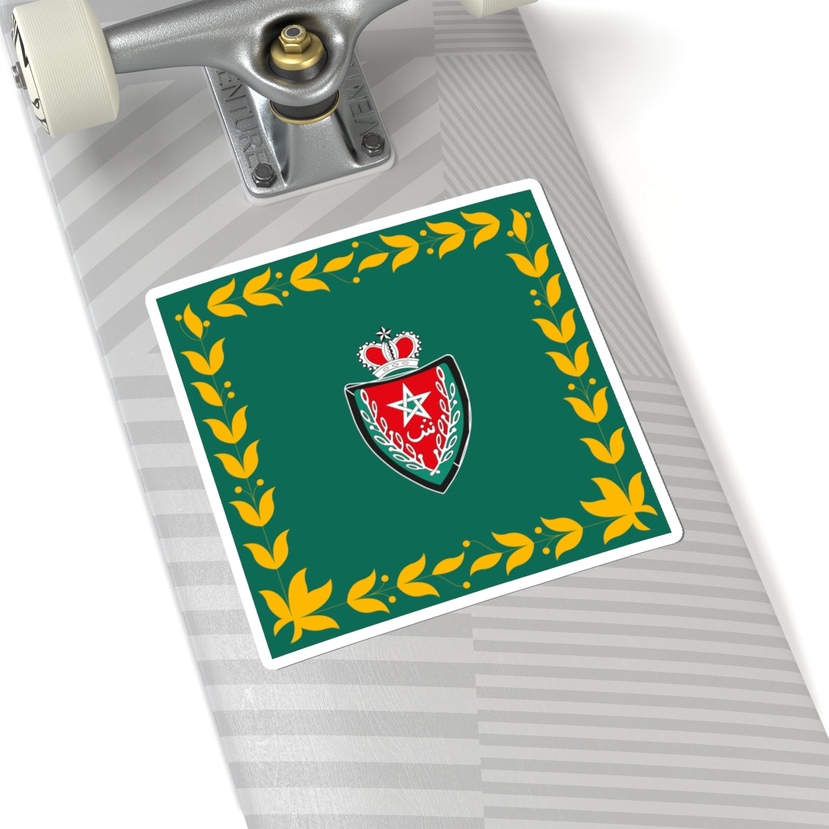 Flag of the DGSN (Morocco) STICKER Vinyl Kiss-Cut Decal