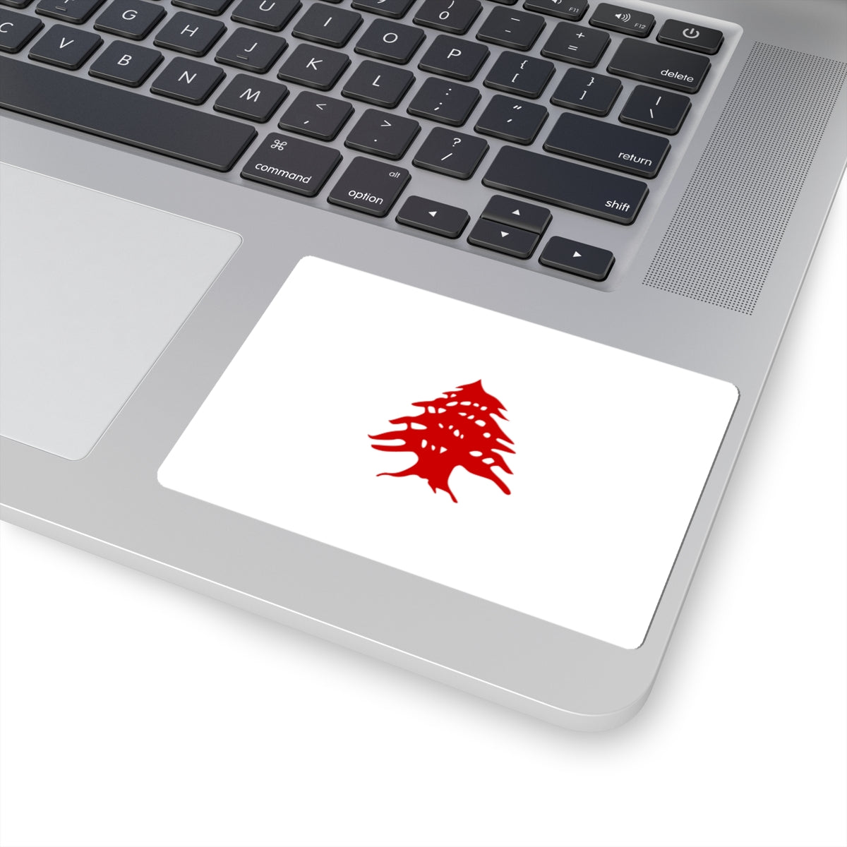 Flag of the Red Cedar (Lebanon) STICKER Vinyl Kiss-Cut Decal