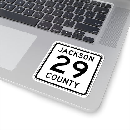 Jackson County Route 29 MN (Minnesota) (Road Sign) STICKER Vinyl Kiss-Cut Decal