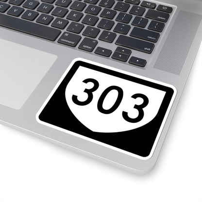 PR urban primary 303 (Puerto Rico) (Road Sign) STICKER Vinyl Kiss-Cut Decal
