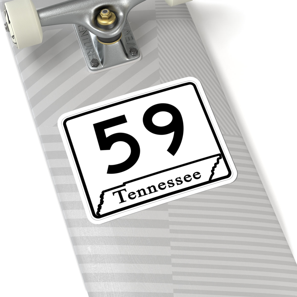 Tennessee 59 (Tennessee) (Road Sign) STICKER Vinyl Kiss-Cut Decal