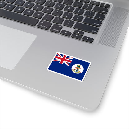 Flag of the Cayman Islands pre-1999 3-2 (United Kingdom) STICKER Vinyl Kiss-Cut Decal