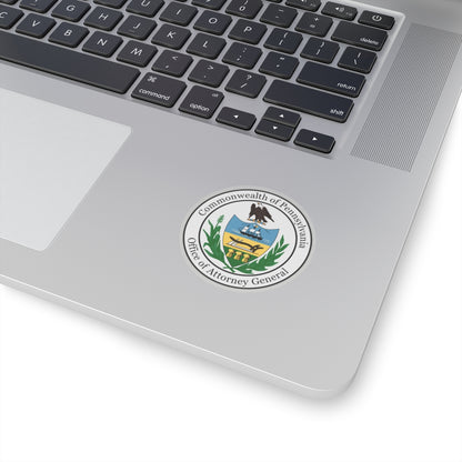 Seal of the Attorney General of Pennsylvania - STICKER Vinyl Kiss-Cut Decal