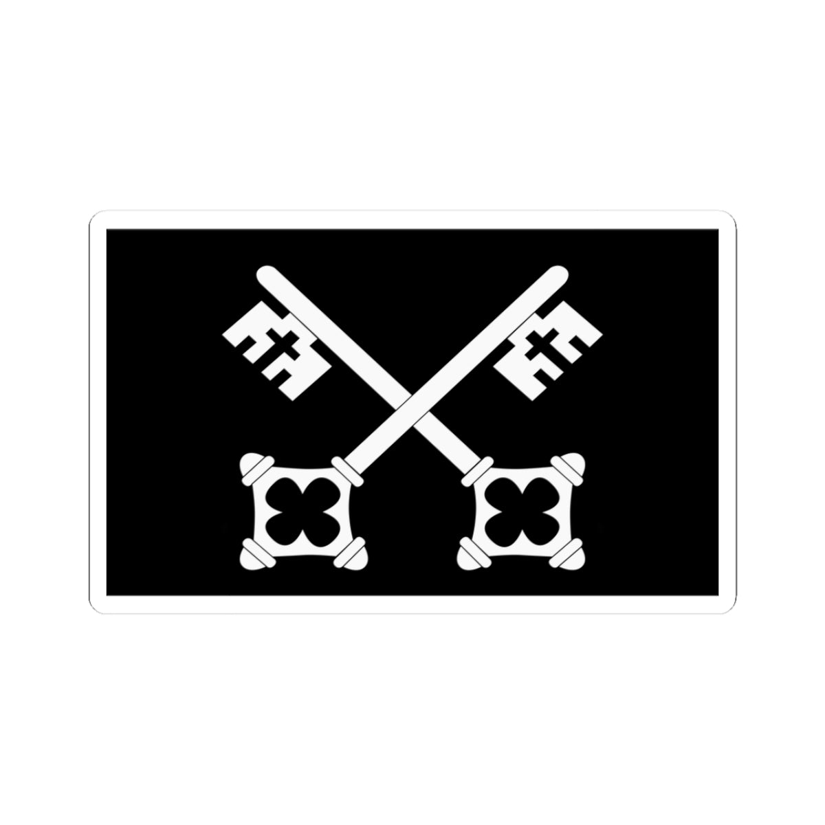Flag of the Diocese of St Asaph (United Kingdom) STICKER Vinyl Kiss-Cut Decal