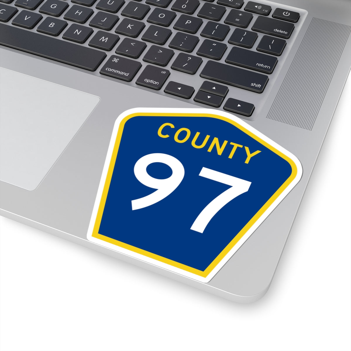 County 97 MN (Minnesota) (Road Sign) STICKER Vinyl Kiss-Cut Decal