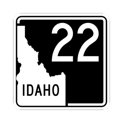 ID-22 (Idaho) (Road Sign) STICKER Vinyl Kiss-Cut Decal