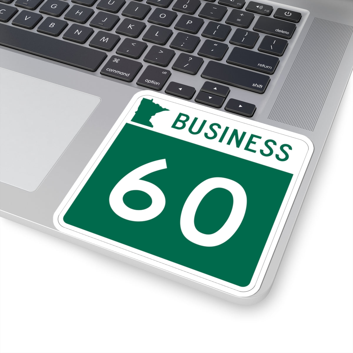 MN-60 Business (Minnesota) (Road Sign) STICKER Vinyl Kiss-Cut Decal