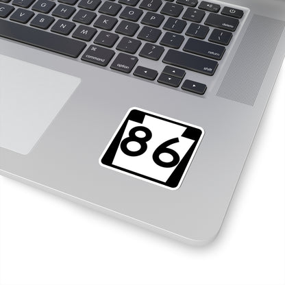 PA-86 (Pennsylvania) (Road Sign) STICKER Vinyl Kiss-Cut Decal