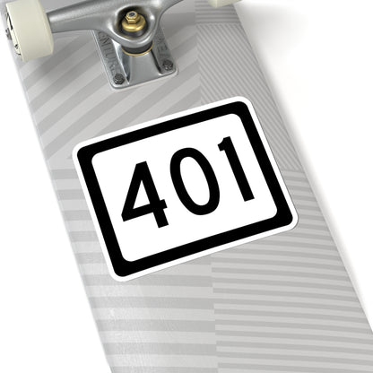 WV-401 (Virginia) (Road Sign) STICKER Vinyl Kiss-Cut Decal