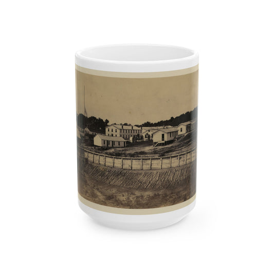 Barracks Of Ft. Carroll, Wash., D.C. (U.S. Civil War) White Coffee Mug