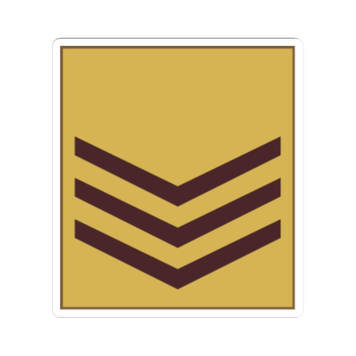 Kenya Army OR 6 (Kenya) (Military Rank) STICKER Vinyl Kiss-Cut Decal