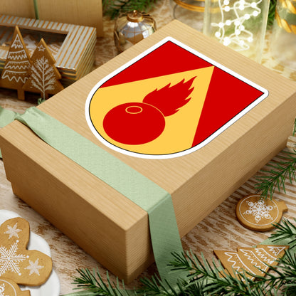 Artilleriregementet 910. kompaniet vapen (Sweden) (Coat of Arms) STICKER Vinyl Kiss-Cut Decal