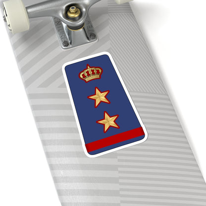 12. KAF COL (Kuwait) (Military Rank) STICKER Vinyl Kiss-Cut Decal