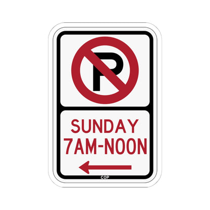 PBOT Road sign P1265L (Oregon) (Road Sign) STICKER Vinyl Kiss-Cut Decal