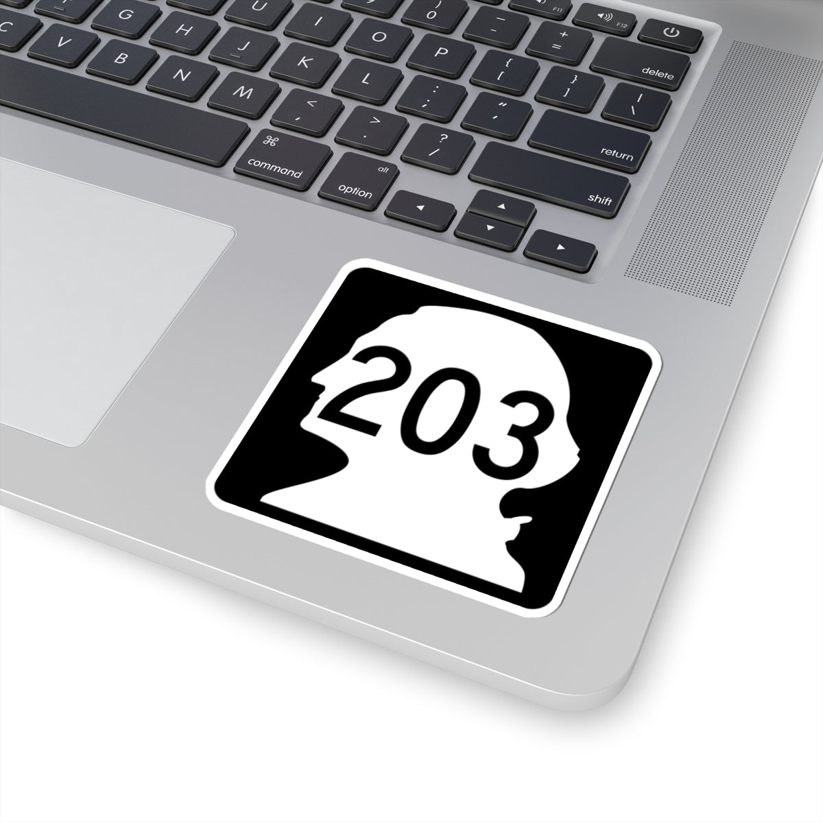 WA-203 (Washington) (Road Sign) STICKER Vinyl Kiss-Cut Decal