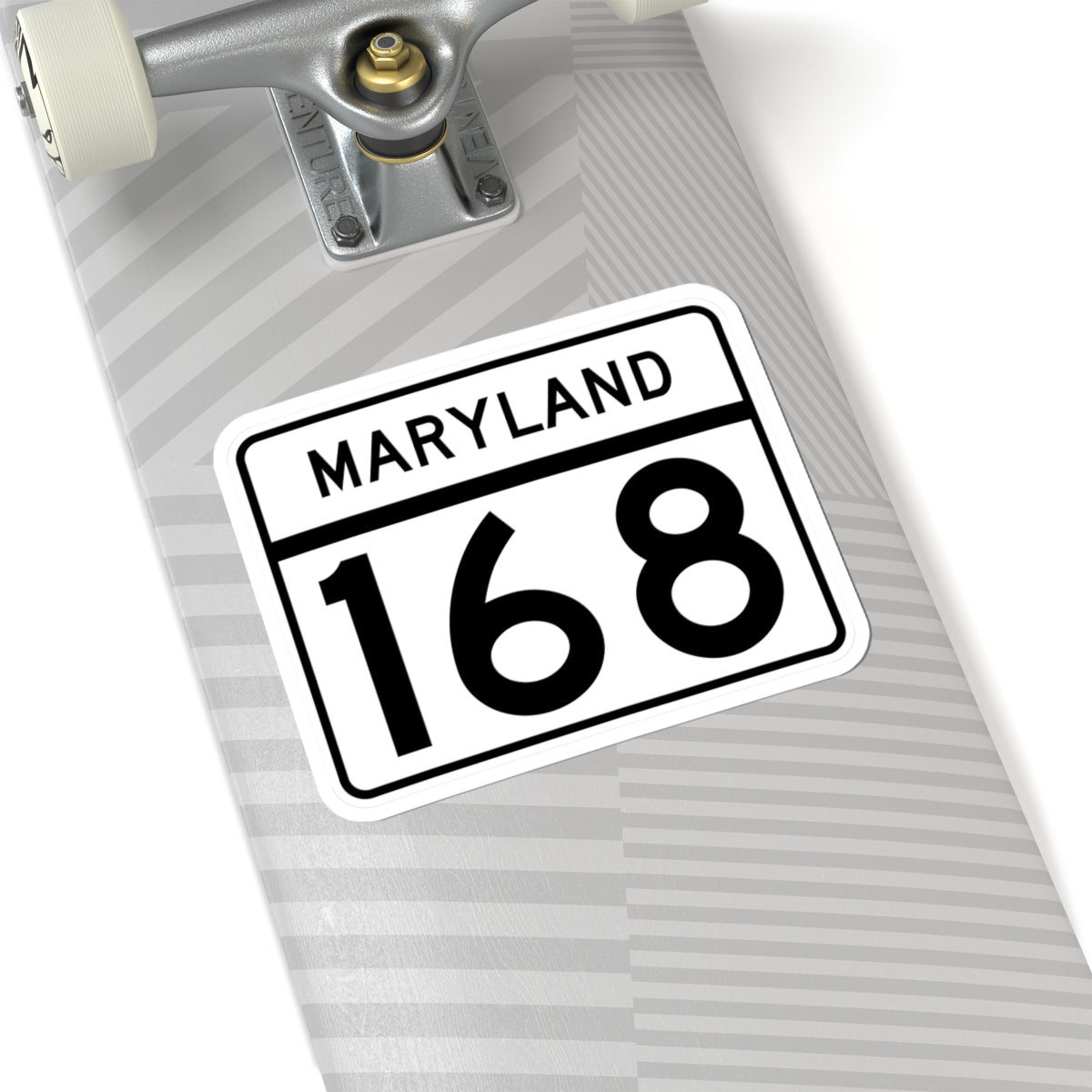 MD Route 168 (Maryland) (Road Sign) STICKER Vinyl Kiss-Cut Decal