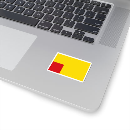 Flag maritime granada (Spain) STICKER Vinyl Kiss-Cut Decal