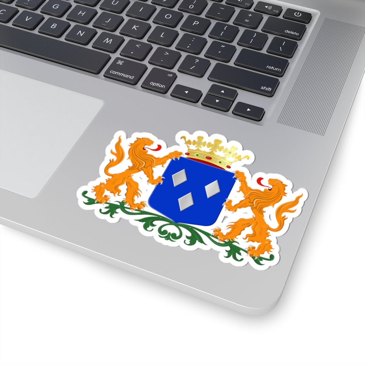 Almelo wapen (Netherlands) (Coat of Arms) STICKER Vinyl Kiss-Cut Decal