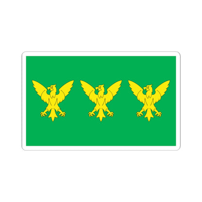 Flag of Caernarfonshire (United Kingdom) STICKER Vinyl Kiss-Cut Decal