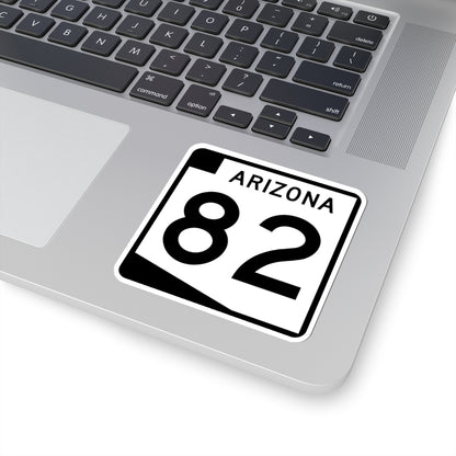 Arizona 82 (Arizona) (Road Sign) STICKER Vinyl Kiss-Cut Decal