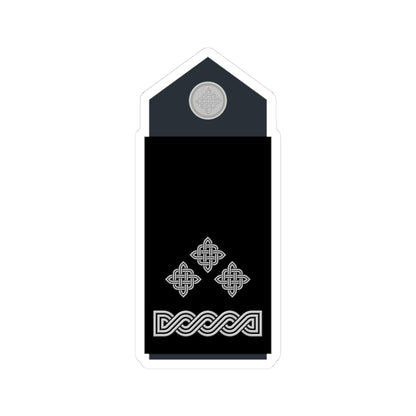 Naramenica službene odore satnika HRZ i PZO (Croatia) (Military Rank) STICKER Vinyl Kiss-Cut Decal