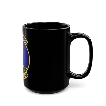 173d Communications Flight (U.S. Air Force) Black Coffee Mug-The Sticker Space