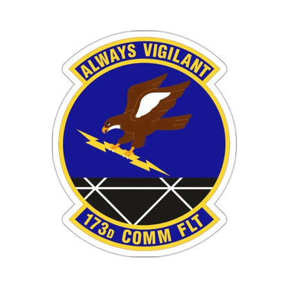 173d Communications Flight (U.S. Air Force) STICKER Vinyl Kiss-Cut Decal - The Sticker Space